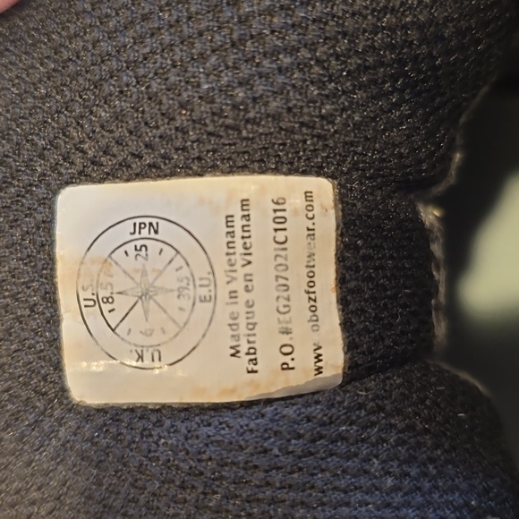 Size 8.5 Womens Oboz Tan & Natural Waterproof Hiking Boots - Picture 6 of 12